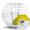 adult, bubble soccer, bubble bump, bubble ball, knockerball, battle balls clear / orange adult